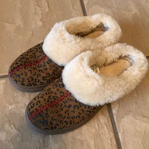 Cheetah Print Ugg Slippers